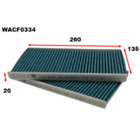 Wesfil CABIN FILTER RCA476M LEXUS/SUBARU/TOYOTA WACF0334