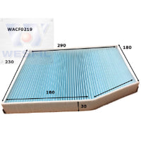 Wesfil CABIN FILTER RCA325P FORDWACF0219