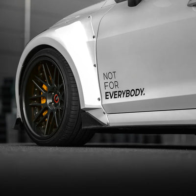 "Not for Everybody" Door Decal