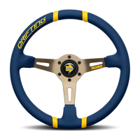 MOMO Drifting Microfiber Blue 350mm Steering Wheel