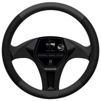 MOMO Easy Microfibre Black Edition Steering Wheel Cover (M)