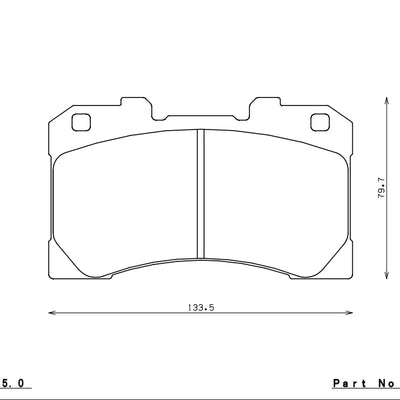 Endless MX72 Plus EP558 Front brake Pads – LBX Morizo RR GAYA16 GR Yaris GXPA16 GR Corolla GZEA14H