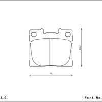 Endless M-sports Plus EP559 Rear brake Pads – LBX Morizo RR GAYA16 GR Yaris GXPA16 GR Corolla GZEA14H