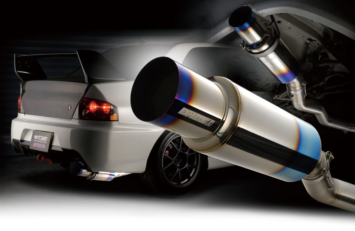 TOMEI EXPREME Ti TITANIUM MUFFLER for EVO7-9 4G63 JAPANESE BUMPER - 440003