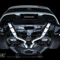 RSE FULL TITANIUM MUFFLER EXHAUST TYPE-D FOR NISSAN FAIRLADY 400Z RZ34 VR30 RB6090-NS21D