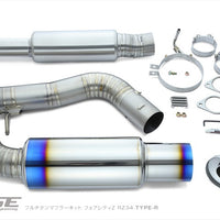 RSE FULL TITANIUM MUFFLER EXHAUST TYPE-R FOR NISSAN FAIRLADY Z RZ34 VR30 RB6090-NS21C