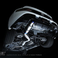 RSE FULL TITANIUM MUFFLER EXHAUST TYPE-R FOR NISSAN FAIRLADY Z RZ34 VR30 RB6090-NS21C