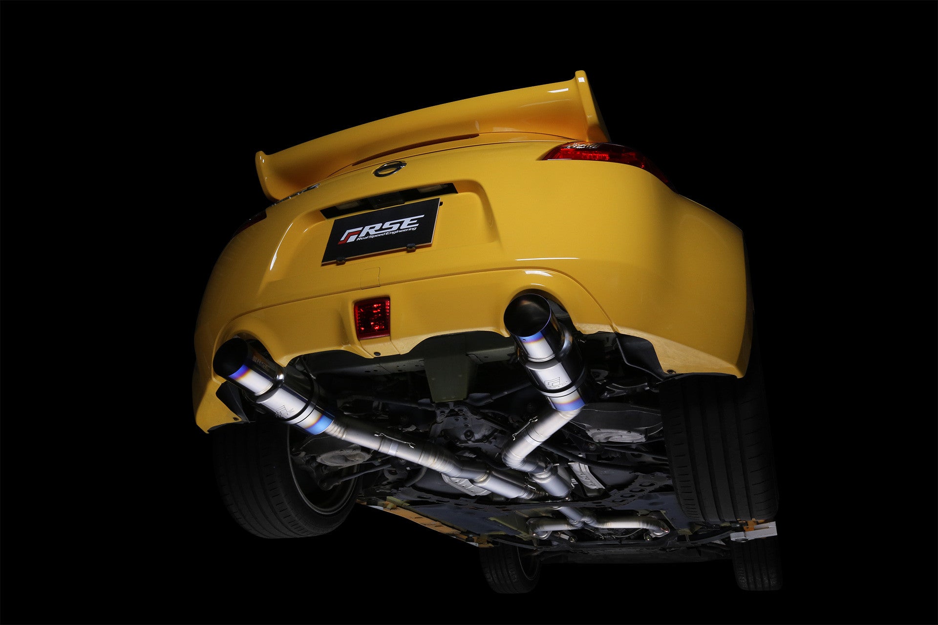 RSE FULL TITANIUM MUFFLER FAIRLADY Z Z34 TYPE-D (DUAL) RB6090-NS02B