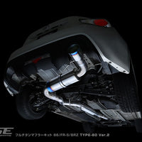 RSE FULL TITANIUM MUFFLER EXHAUST KIT TYPE-80 VER2 FOR TOYOTA GR86 ZN8 ZN6 SUBARU BRZ ZD8 ZC6 RB6090-SB05A