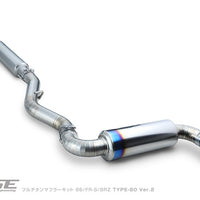 RSE FULL TITANIUM MUFFLER EXHAUST KIT TYPE-80 VER2 FOR TOYOTA GR86 ZN8 ZN6 SUBARU BRZ ZD8 ZC6 RB6090-SB05A