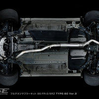 RSE FULL TITANIUM MUFFLER EXHAUST KIT TYPE-80 VER2 FOR TOYOTA GR86 ZN8 ZN6 SUBARU BRZ ZD8 ZC6 RB6090-SB05A