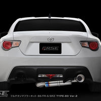 RSE FULL TITANIUM MUFFLER EXHAUST KIT TYPE-80 VER2 FOR TOYOTA GR86 ZN8 ZN6 SUBARU BRZ ZD8 ZC6 RB6090-SB05A