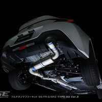 RSE FULL TITANIUM MUFFLER EXHAUST KIT TYPE-80 VER2 FOR TOYOTA GR86 ZN8 ZN6 SUBARU BRZ ZD8 ZC6 RB6090-SB05A