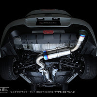 RSE FULL TITANIUM MUFFLER EXHAUST KIT TYPE-80 VER2 FOR TOYOTA GR86 ZN8 ZN6 SUBARU BRZ ZD8 ZC6 RB6090-SB05A