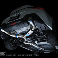 RSE FULL TITANIUM MUFFLER EXHAUST KIT TYPE-D FOR TOYOTA GR86 ZN8 SUBARU BRZ ZD8 TOYOTA 86 ZN6 SUBARU BRZ ZC6 RB6090-SB05B