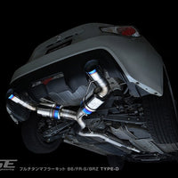 RSE FULL TITANIUM MUFFLER EXHAUST KIT TYPE-D FOR TOYOTA GR86 ZN8 SUBARU BRZ ZD8 TOYOTA 86 ZN6 SUBARU BRZ ZC6 RB6090-SB05B