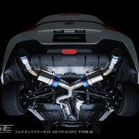 RSE FULL TITANIUM MUFFLER EXHAUST KIT TYPE-D FOR TOYOTA GR86 ZN8 SUBARU BRZ ZD8 TOYOTA 86 ZN6 SUBARU BRZ ZC6 RB6090-SB05B
