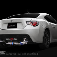 RSE FULL TITANIUM MUFFLER EXHAUST KIT TYPE-D FOR TOYOTA GR86 ZN8 SUBARU BRZ ZD8 TOYOTA 86 ZN6 SUBARU BRZ ZC6 RB6090-SB05B