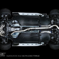 RSE FULL TITANIUM MUFFLER EXHAUST KIT TYPE-D FOR TOYOTA GR86 ZN8 SUBARU BRZ ZD8 TOYOTA 86 ZN6 SUBARU BRZ ZC6 RB6090-SB05B