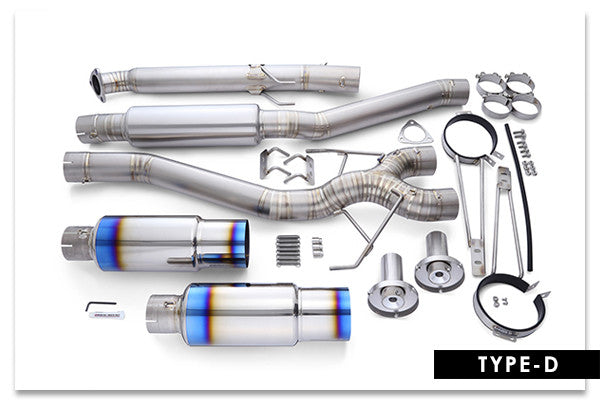 RSE FULL TITANIUM MUFFLER EXHAUST KIT TYPE-D FOR HONDA CIVIC TYPE R FL5 RB6090-HN06E