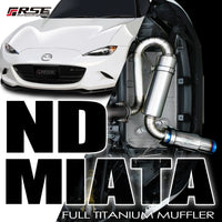RSE FULL TITANIUM MUFFLER ND ROADSTER MX-5 MAZDA MIATA RB6090-MZ06A