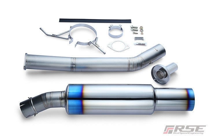 RSE FULL TITANIUM MUFFLER EXHAUST FOR MAZDA RX-7 FD3S 13B RB6090-MZ05A