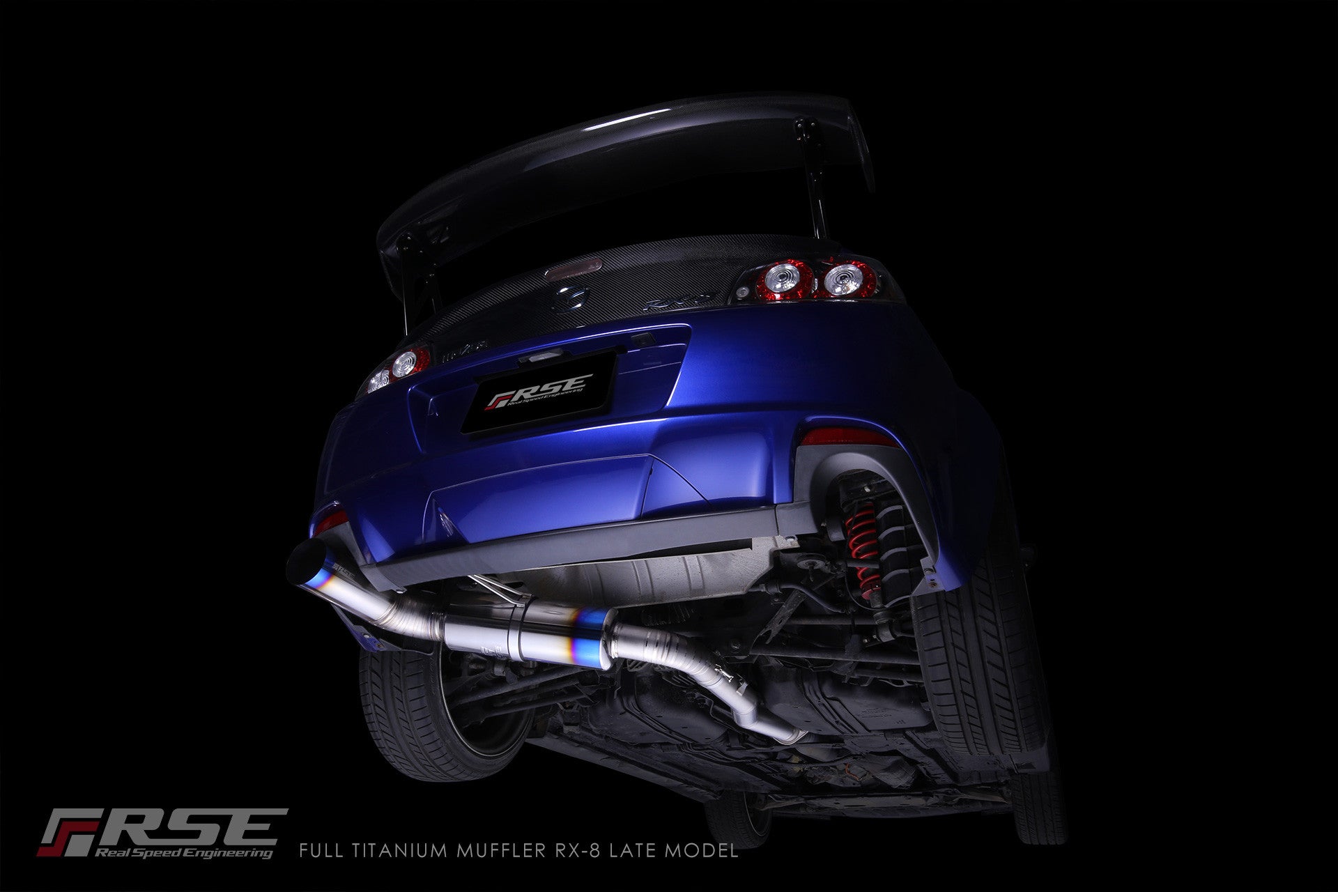 RSE FULL TITANIUM MUFFLER RX-8 LATE MODEL RB6090-MZ07B