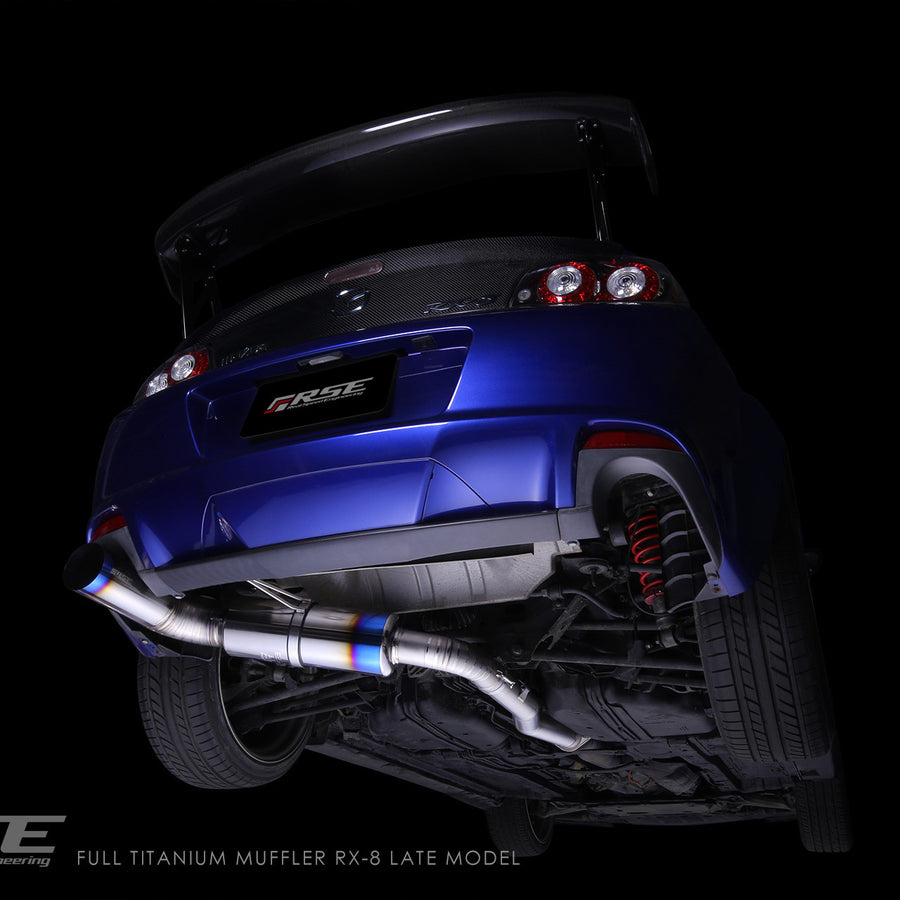 RSE FULL TITANIUM MUFFLER RX-8 LATE MODEL RB6090-MZ07B