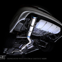 RSE FULL TITANIUM MUFFLER EXHAUST FOR NISSAN SKYLINE RV37 VR30 RB6090-NS21A