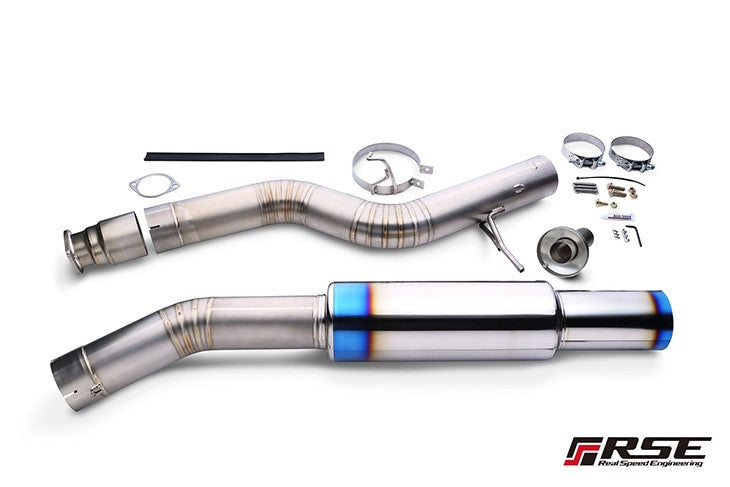 RSE FULL TITANIUM MUFFLER EXHAUST FOR TOYOTA SUPRA JZA80 2JZ RB6090-TY03A