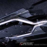 RSE FULL TITANIUM Y-PIPE KIT FOR NISSAN FAIRLADY Z RZ34 SKYLINE RV37 VR30 RB6110-NS21A