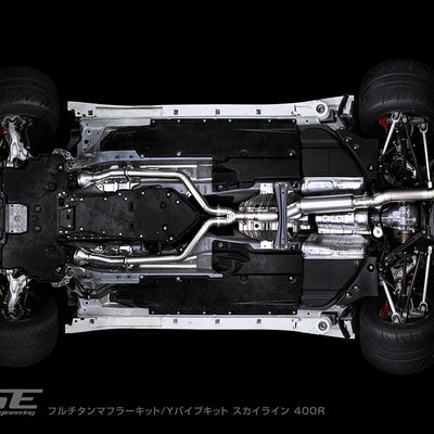 RSE FULL TITANIUM Y-PIPE KIT FOR NISSAN FAIRLADY Z RZ34 SKYLINE RV37 VR30 RB6110-NS21A