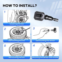 THINKCAR VENU 5 Pro Universal TPMS Sensor - 315/433MHz Programmable