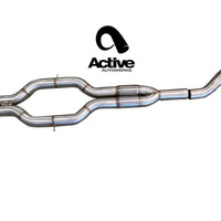 Active Autowerke G80/G82 Race only exhaust GOLIATH w black tips – 2021+ M3 / M4