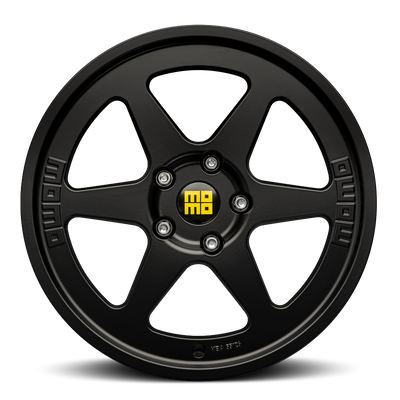MOMO Italy Heritage 6 Alloy Wheels Matte Black Set of 4 18×8 5×112