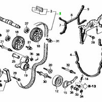 HONDA OEM balancer shaft belt for H22 - 06141-PCB-315