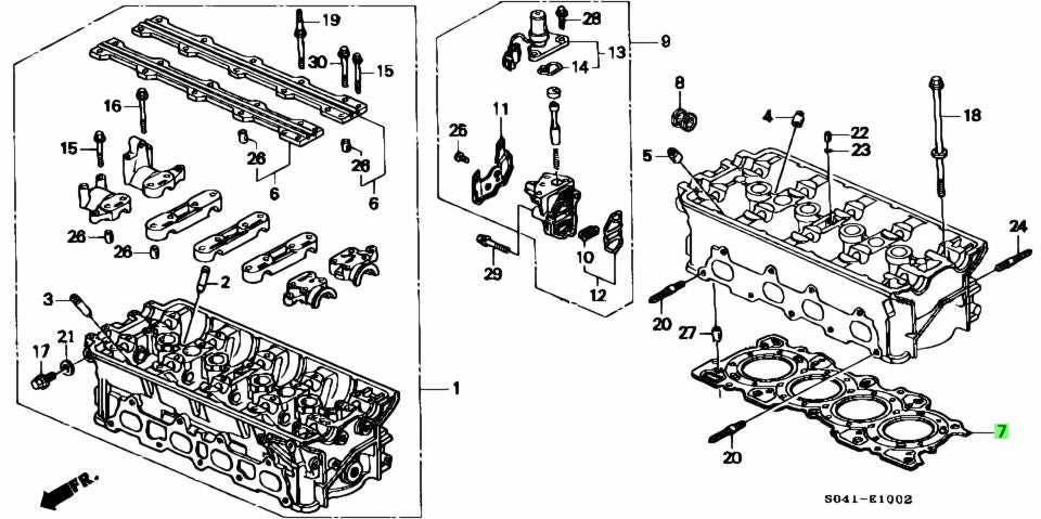 HONDA Genuine OEM B16 B18 VTEC HEADGASKET 12251-P30-014