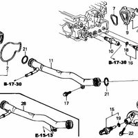 Honda OEM Water Pump H22 - 19200-P13-003