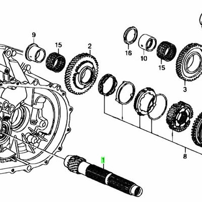 HONDA OEM 5.1 FINAL DRIVE GEAR SET - CL7 DC5 EP3 FD2 FN2 CIVIC TYPE R 41233-RPN-A00 + 23221-RPN-A00
