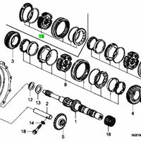 HONDA Genuine K20 5TH & 6TH SYNCHRO SET (FN2 & DC5S ONLY) - 23626-PNS-315