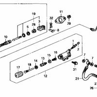 Genuine Honda S2000 Clutch Master Cylinder - 46920-S2A-003