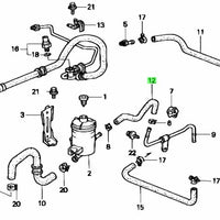 Honda Genuine POWER STEERING OIL TANK HOSE 53733-S04-J50