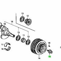Honda Geniune B series crank bolt 90017-PR3-003
