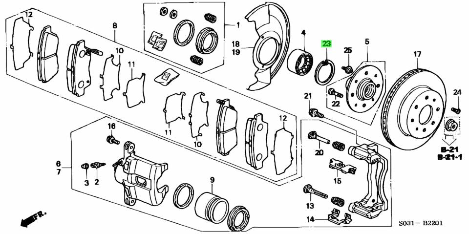 Honda Genuine SPECIAL INTERNAL CIRCLIP 79MM - 90681-SR3-A00