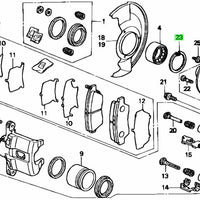 Honda Genuine SPECIAL INTERNAL CIRCLIP 79MM - 90681-SR3-A00