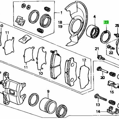Honda Genuine SPECIAL INTERNAL CIRCLIP 79MM - 90681-SR3-A00