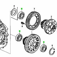 HONDA Genuine B SERIES B18 DIFFERENTIAL BEARING 91005-P80-E31