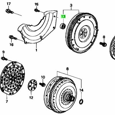 HONDA OEM CLUTCH PILOT BEARING - EF8 EF9 EG6 EK4 EK9 DC2 DA6 DB7 DB8