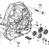 Honda Genuine BEARING, NEEDLE 33X60X20 91101-PG1-008