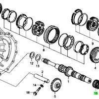 HONDA Genuine K SERIES GEAR BOX NEEDLE BEARING MAIN SHAFT - 91102-RZF-006